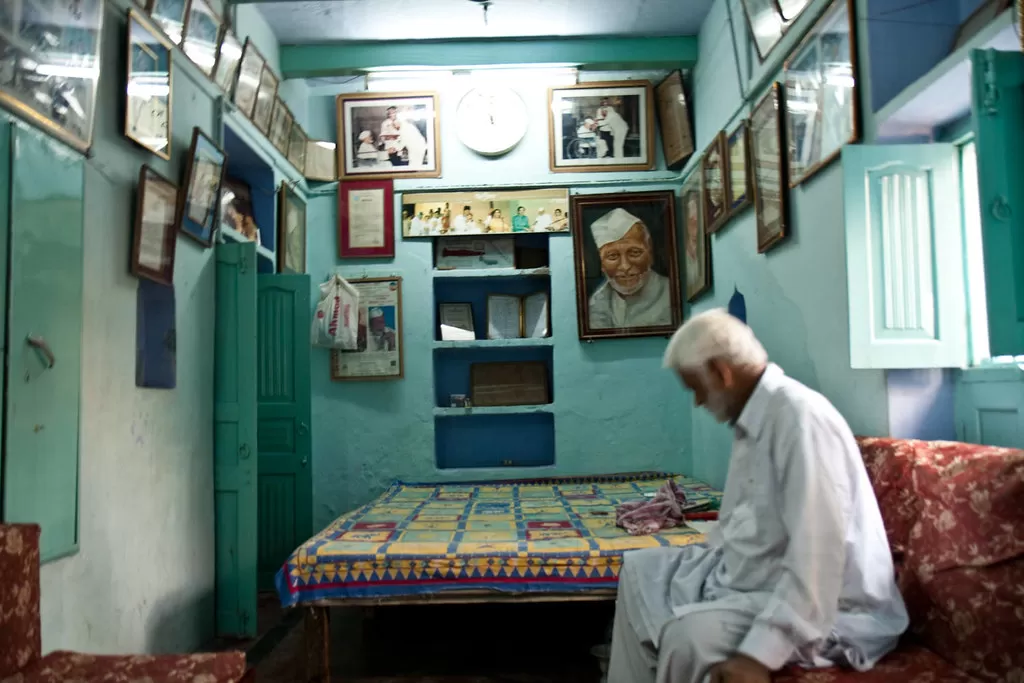 Inside the house of Ustad Bismillah Khan in Varanasi