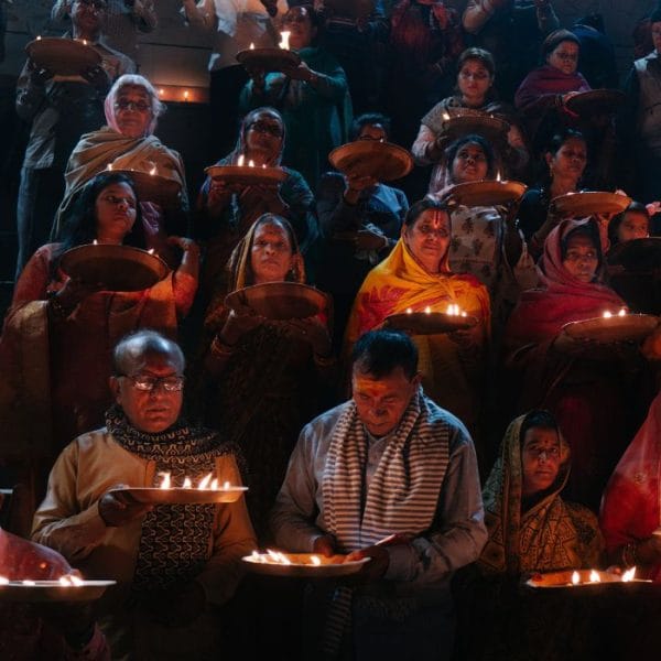 Ganga aarti panchganga dev diwali Varanasi