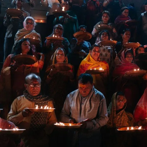 Ganga aarti panchganga dev diwali Varanasi