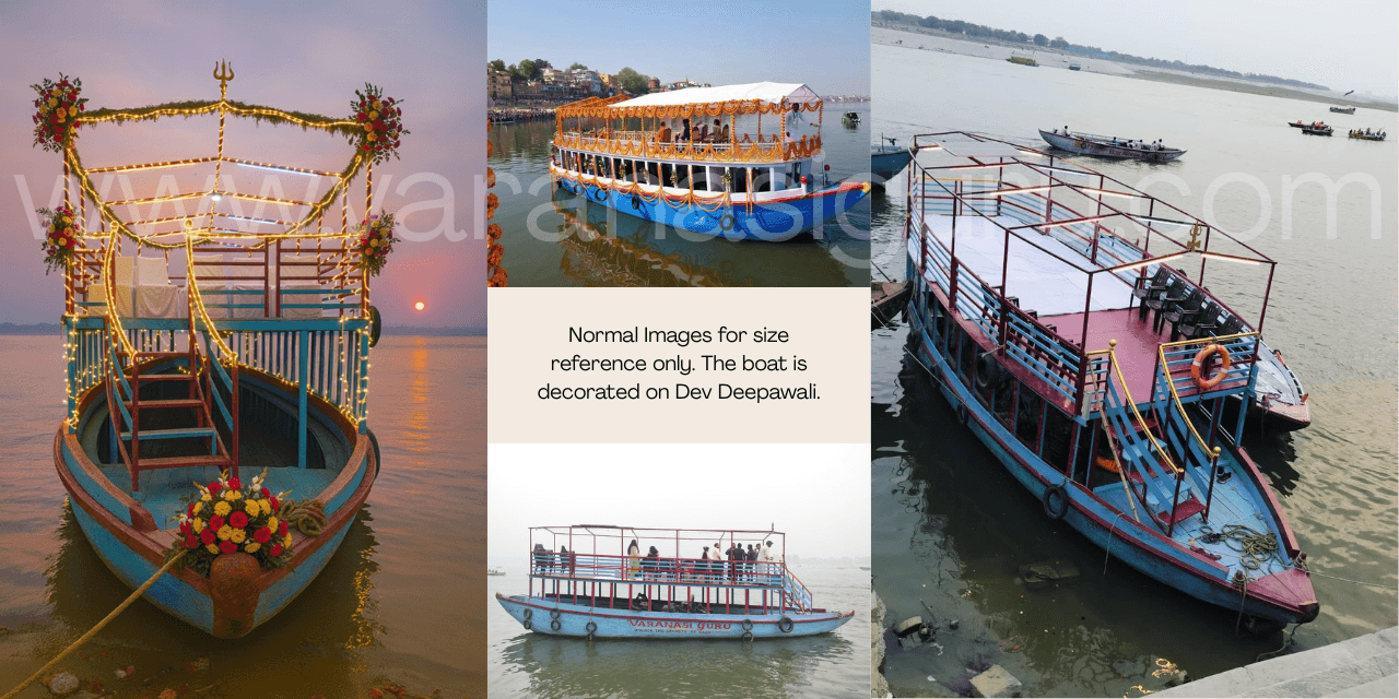 Maharaja VIP double-decker boat booking for Dev Diwali in Varanasi