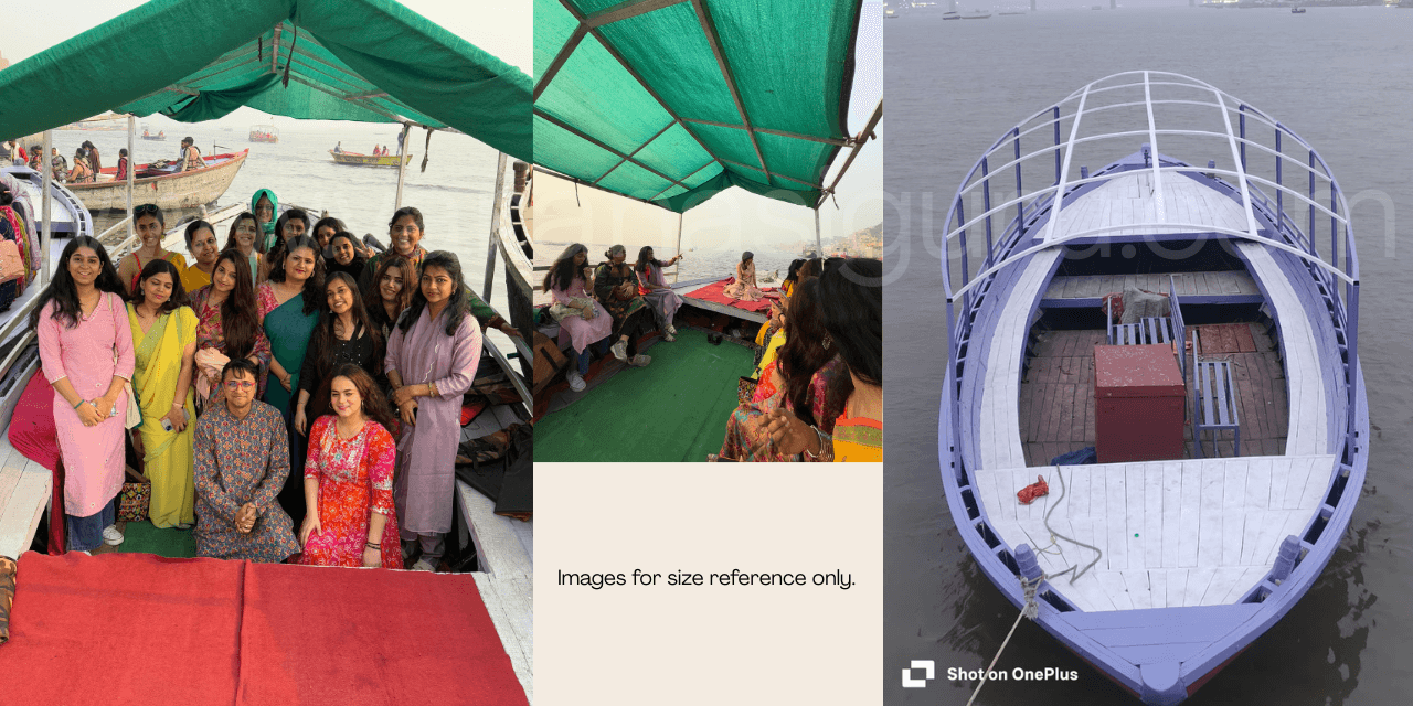 Dev Diwali Celebration Boat booking Varanasi, shared boat for 40 guests